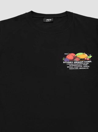 Fresh Fruit T-Shirt Black by Stüssy by Couverture & The Garbstore