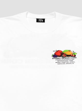 Fresh Fruit T-Shirt White by Stüssy by Couverture & The Garbstore