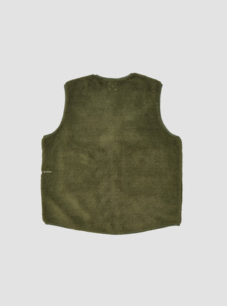 Harold Reversible Vest Hunting Green by Pop Trading Company by Couverture & The Garbstore