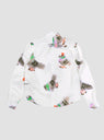 Pigeon Shirt White by Pop Trading Company by Couverture & The Garbstore
