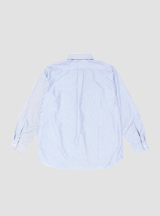 Nanamica x Garbstore Button Down Wind Shirt White & Navy by nanamica by Couverture & The Garbstore