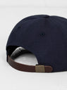 O 6 Panel Hat Navy by Pop Trading Company by Couverture & The Garbstore