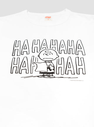 HAHAHAHAHA T-Shirt White by TSPTR by Couverture & The Garbstore