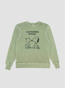 L'irresistible Snoopy Sweatshirt Faded Olive by TSPTR by Couverture & The Garbstore