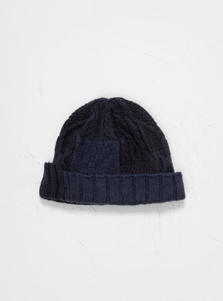 Panel Patch WT Beanie Navy by Sublime by Couverture & The Garbstore