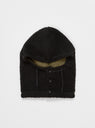 Go Out Boa Hooded Snood Black by Sublime by Couverture & The Garbstore