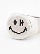 Smile H Ring Silver by Gaijin Made | Couverture & The Garbstore
