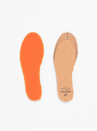 Shearling Insoles Orange by Toasties | Couverture & The Garbstore