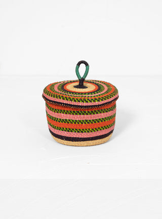 Banasco Basket With Lid Multi A by Baba Tree by Couverture & The Garbstore