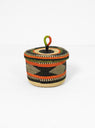 Banasco Basket With Lid Multi D by Baba Tree by Couverture & The Garbstore