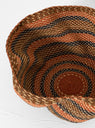 Pakurigo Waves Basket Orange, Black & Brown by Baba Tree by Couverture & The Garbstore