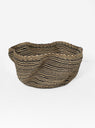Pakurigo Waves Basket Black & Natural by Baba Tree by Couverture & The Garbstore