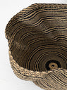 Pakurigo Waves Basket Black & Natural by Baba Tree | Couverture & The Garbstore
