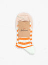 Fopky Socks Orange & Beige Stripe C by Bellerose | Couverture & The Garbstore