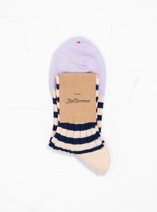 Fopky Socks Blue & Lilac Stripe A by Bellerose | Couverture & The Garbstore