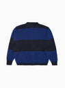 Stripe Mohair Cardigan Navy & Royal by The English Difference by Couverture & The Garbstore