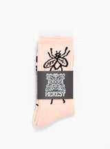 Fly Socks Peach by Heresy | Couverture & The Garbstore