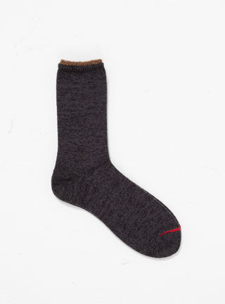 Wool Top Line Socks Charcoal by Mauna Kea | Couverture & The Garbstore