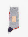 Heel Switching Wool Pile Socks Grey by Mauna Kea | Couverture & The Garbstore