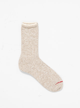 Wool Top Line Socks Natural by Mauna Kea | Couverture & The Garbstore