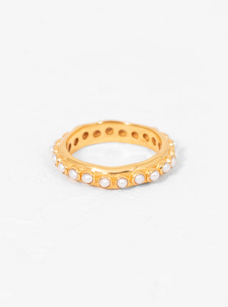 Shyla Astri Ring Mini Pearl by Shyla by Couverture & The Garbstore