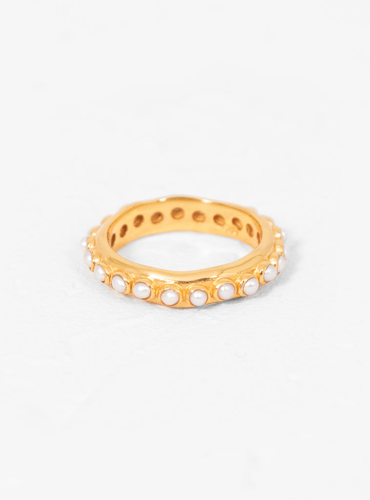 Shyla Astri Ring Mini Pearl by Shyla | Couverture & The Garbstore