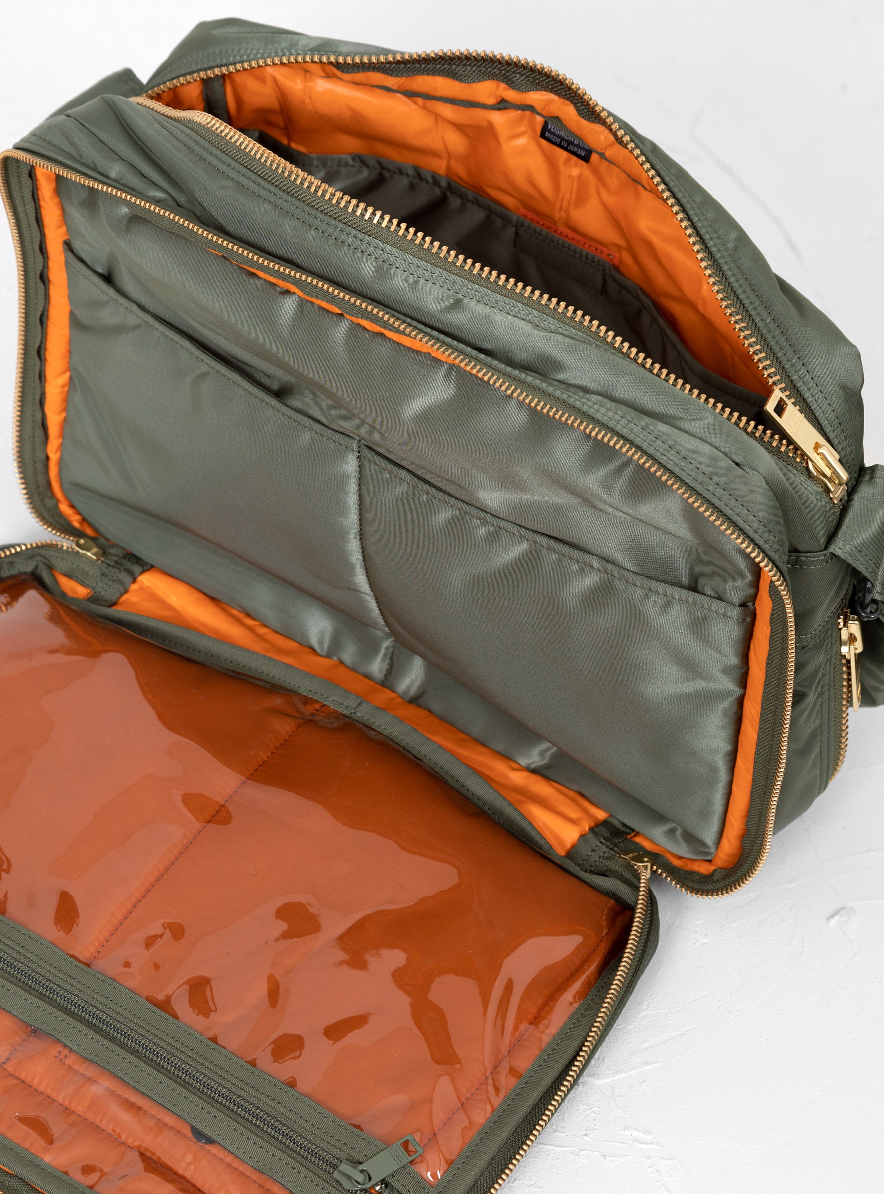 TANKER Shoulder Bag XL Sage Green by Porter Yoshida & Co