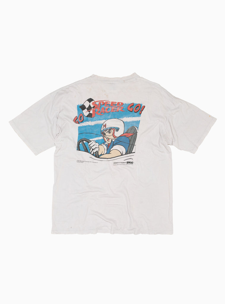 '90s Speedracer T-shirt White by Unified Goods by Couverture & The Garbstore