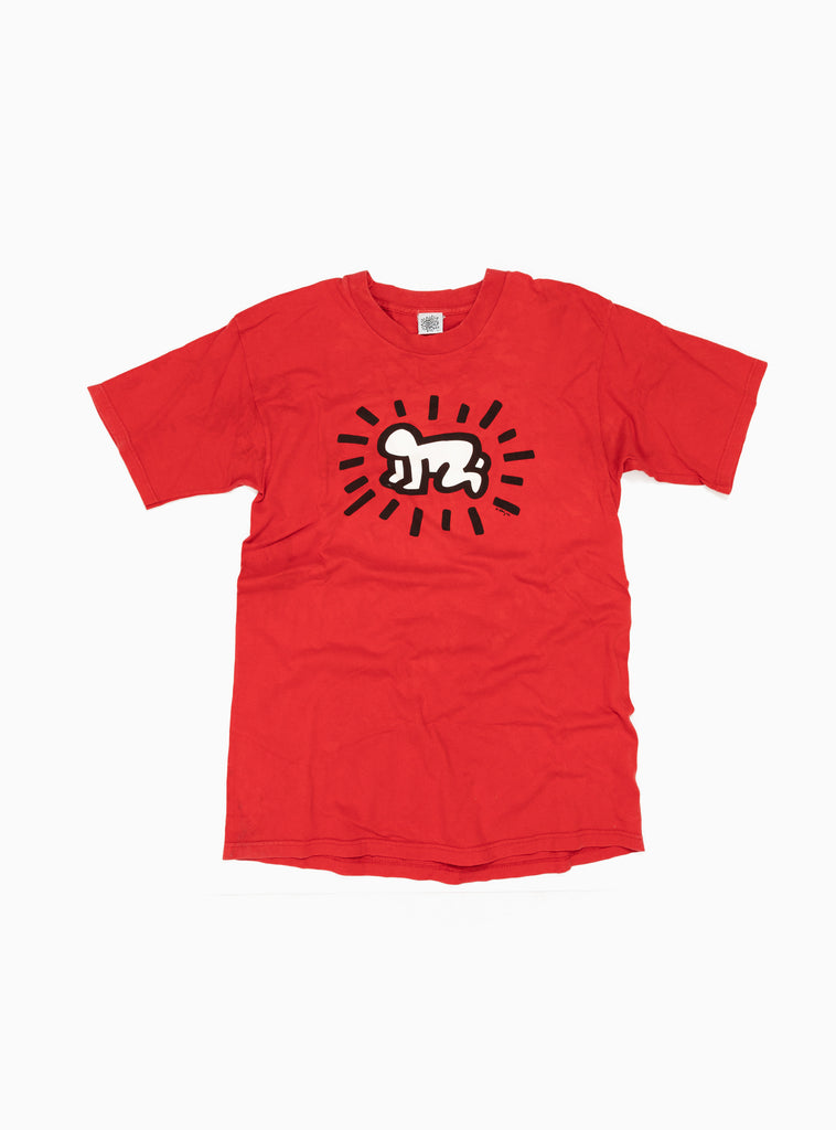 '90s Keith Haring Baby T-shirt Red by Unified Goods by Couverture & The Garbstore