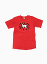 '90s Keith Haring Baby T-shirt Red by Unified Goods | Couverture & The Garbstore