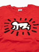 '90s Keith Haring Baby T-shirt Red by Unified Goods | Couverture & The Garbstore
