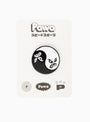 YY Enamel Pin Black & White by Pawa Speed Sports | Couverture & The Garbstore