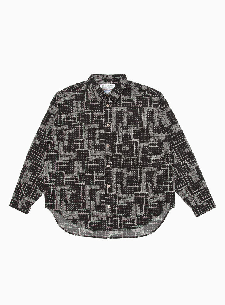 Paisley Easy Shirt Black by Garbstore | Couverture & The Garbstore