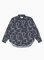 Paisley Easy Shirt Navy by Garbstore | Couverture & The Garbstore