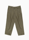 Manager Pleated Pant Olive by Garbstore | Couverture & The Garbstore