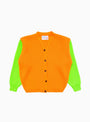 Neon Beacon Merino Wool Cardigan Orange by The English Difference | Couverture & The Garbstore