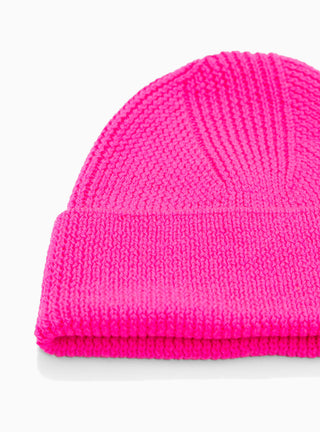 Merino Wool Beanie Pink by The English Difference | Couverture & The Garbstore