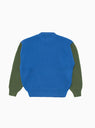 Beacon Merino Wool Crew Sweater Royal Blue & Olive by The English Difference | Couverture & The Garbstore
