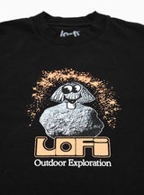 Outdoor Exploration T-shirt Black by Lo-Fi | Couverture & The Garbstore