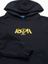 Peace Logo Hoodie Navy by Lo-Fi | Couverture & The Garbstore