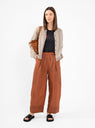 Dini Trousers Copper Brown by Rachel Comey | Couverture & The Garbstore