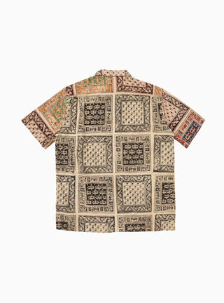 Open Collar Short Sleeve Block Print Shirt Multi by Beams Plus | Couverture & The Garbstore
