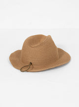 Packable Travel Hat Dark Natural by Sublime | Couverture & The Garbstore