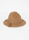 Packable Travel Mountain Hat Dark Natural by Sublime | Couverture & The Garbstore