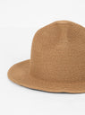 Packable Travel Mountain Hat Dark Natural by Sublime | Couverture & The Garbstore