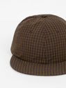 Pattern Light Cotton Baseball Cap Brown Check by Sublime | Couverture & The Garbstore