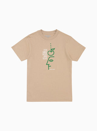 Mind, Body & Soul T-shirt Mushroom Beige by Service Works | Couverture & The Garbstore
