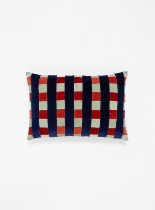 Carla Cushion Mint & Dark Blue by Christina Lundsteen | Couverture & The Garbstore