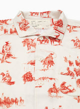 Keys Shirt Bone White & Red by One of These Days | Couverture & The Garbstore