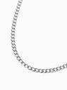 Silver Classic Curb Chain 3.6mm 22" by Garbstore | Couverture & The Garbstore